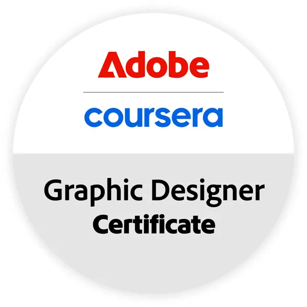 Adobe grafički dizajner bedž za sertifikat