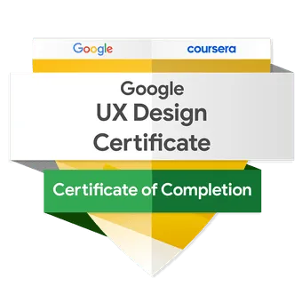 Google UX/UI dizajn bedž za sertifikat